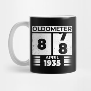 Oldometer 88 Years Old Born In April 1935 Mug